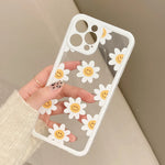 Flower Pattern iPhone Clear Protective Case