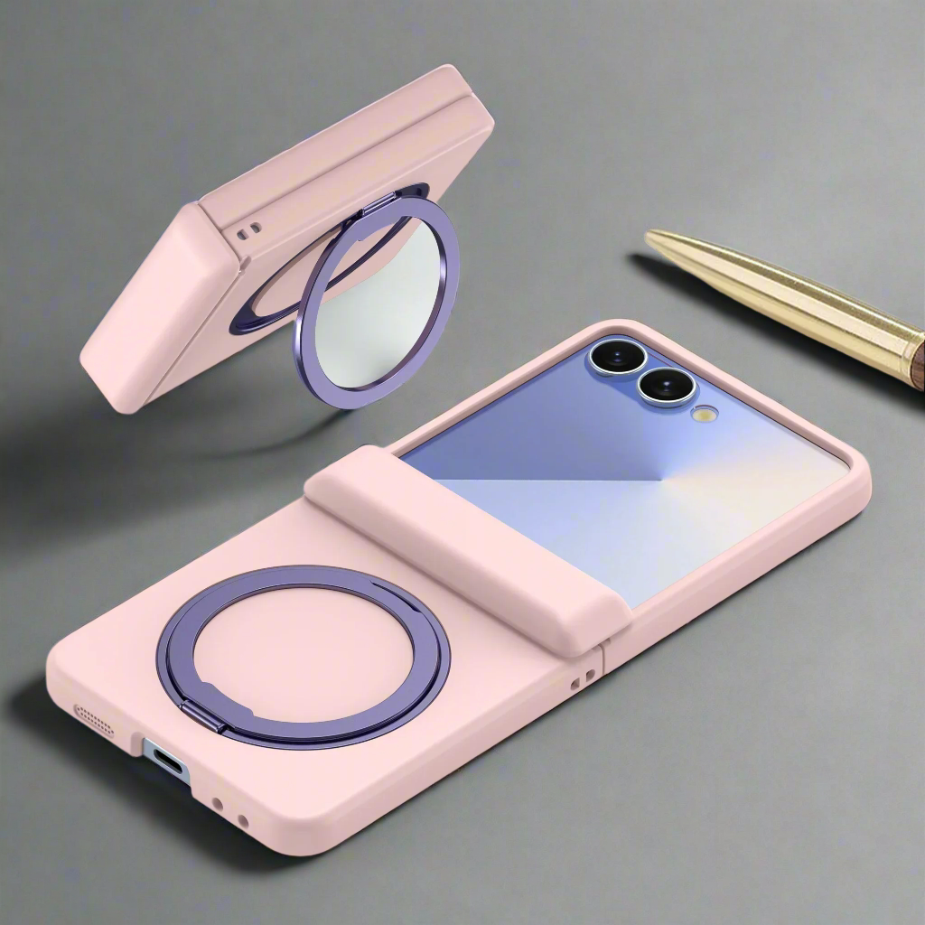 Samsung Galaxy Z Flip Ringholder Wireless Charging Case - Styleeo