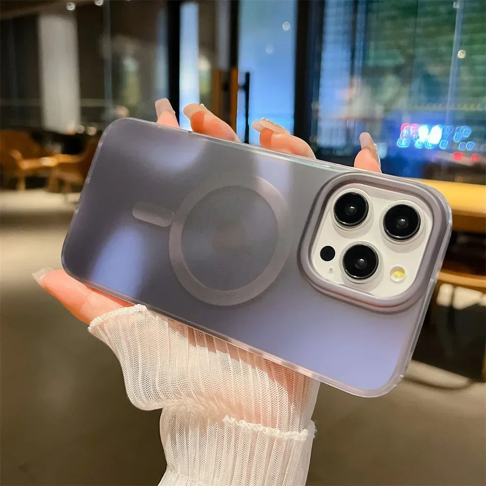 MagSafe iPhone Case | Gradient Matte Shockproof Cover