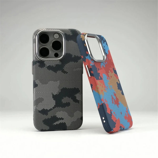 Camouflage MagSafe iPhone Shockproof Protective Case