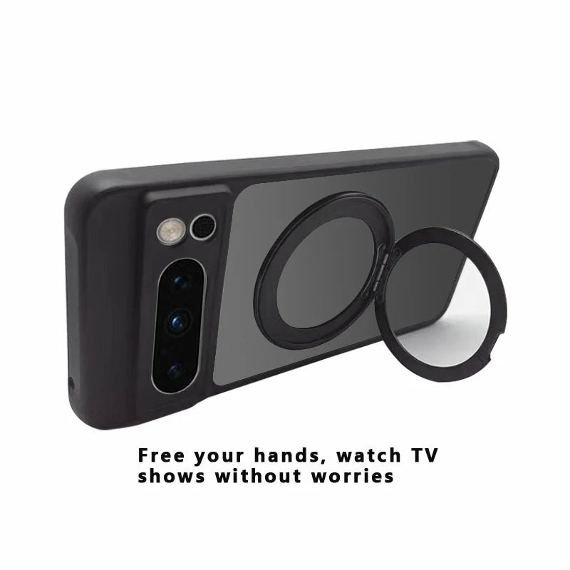 Google Pixel Mattee Wireless Charging Case With Kickstand Ringholder - Styleeo