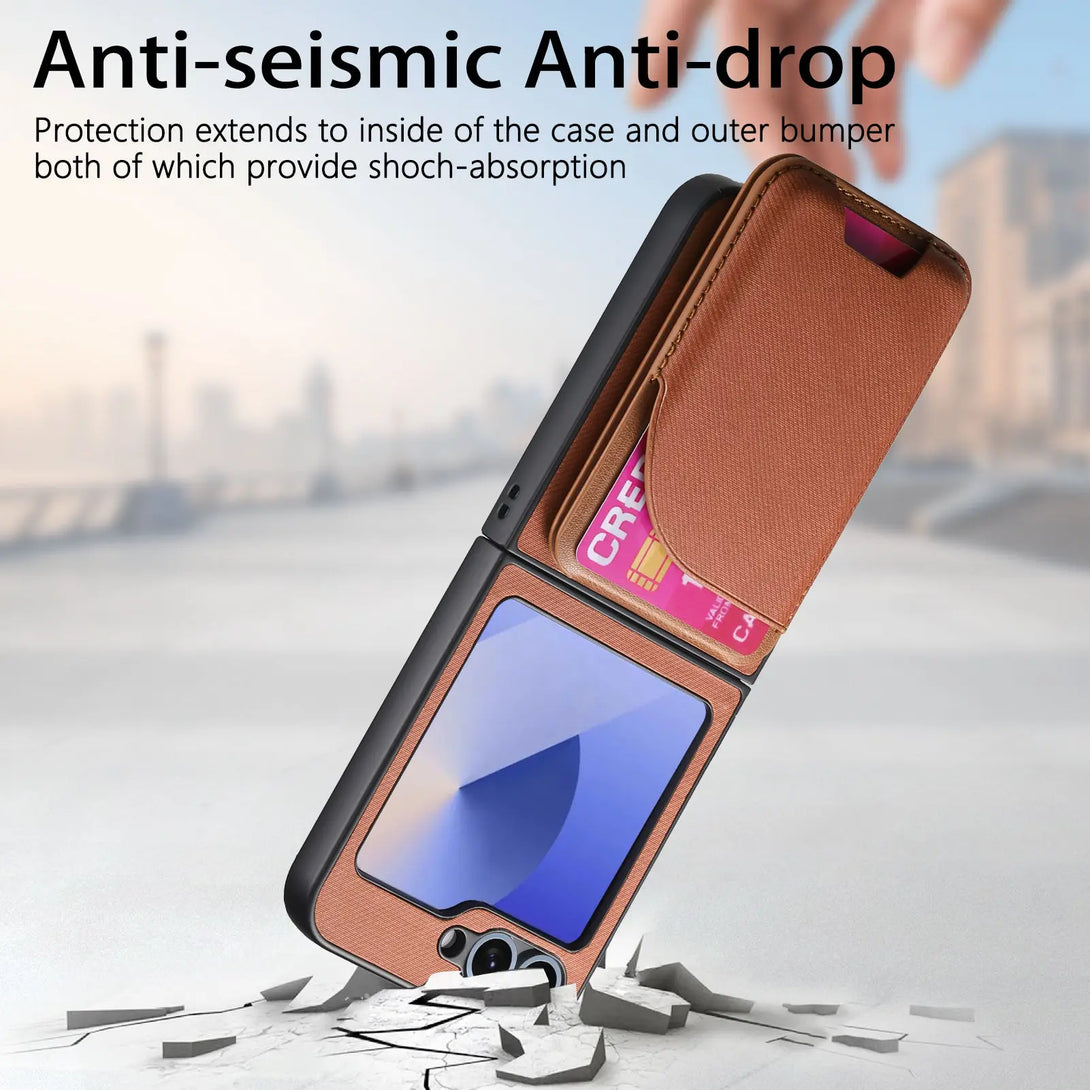 Samsung Z Flip Detachable Wallet Case - Styleeo