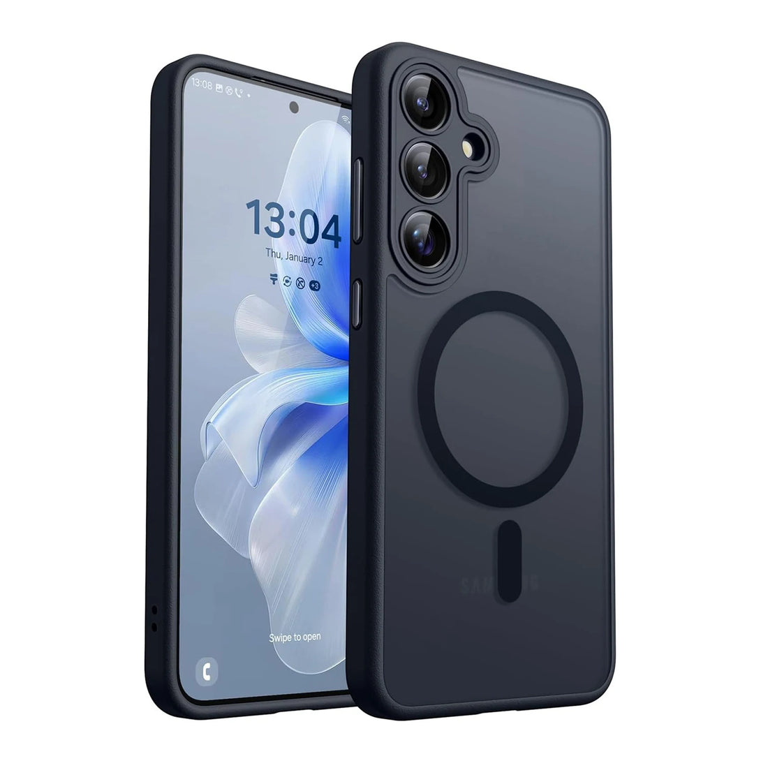 Samsung Galaxy Matte Clear Wireless Charging Case - Styleeo