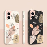 Plants Flower Silicone iPhone Shockproof Case