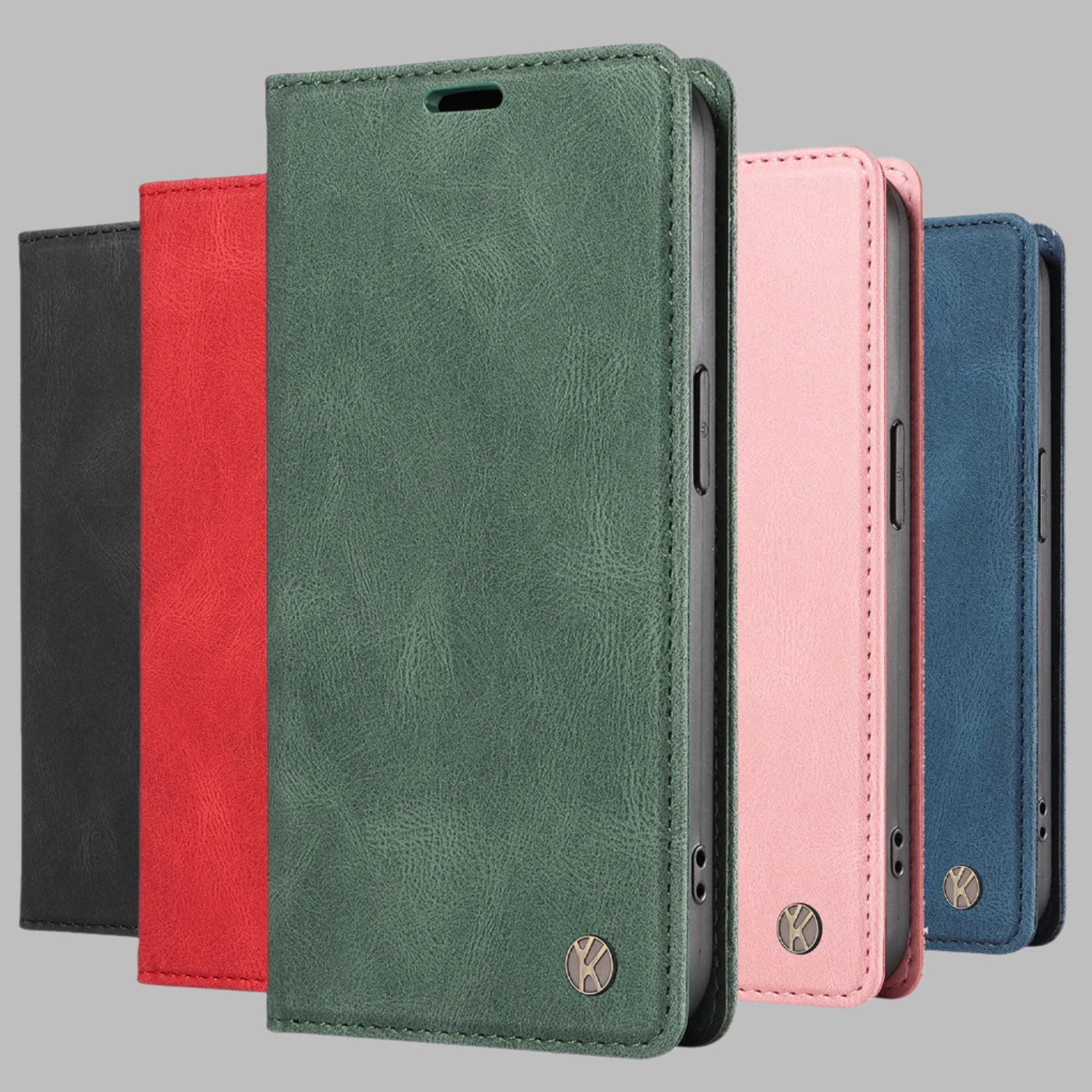Magnetic Flip Leather Wallet Case For Samsung Galaxy