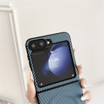 Carbon Fiber Samsung Z Flip Wireless Charging Case