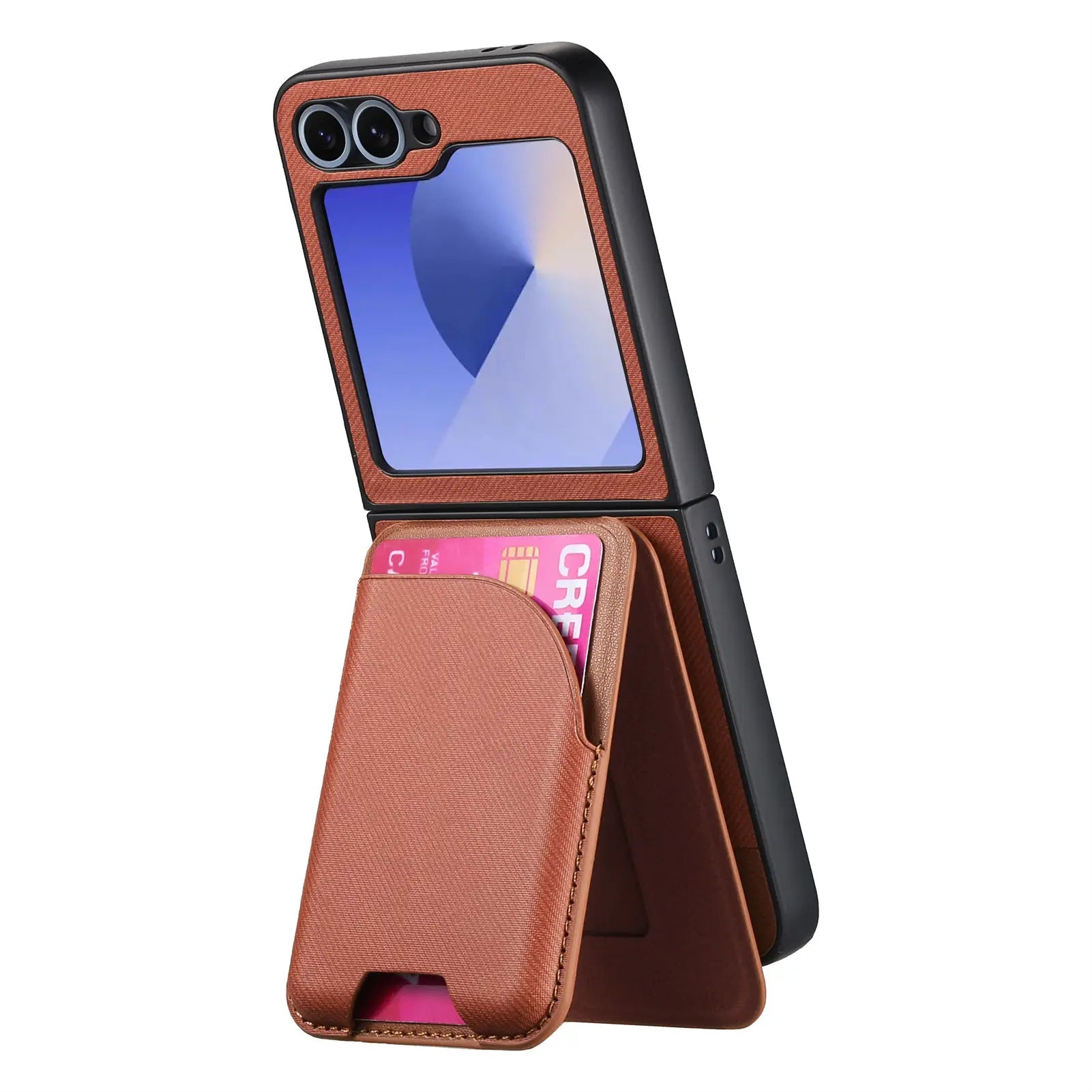 Detachable Leather Samsung Galaxy Z Flip 7/FE/6/5 Wallet Case