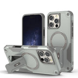 Armor MagSafe iPhone Kickstand Magnetic Shockproof Case