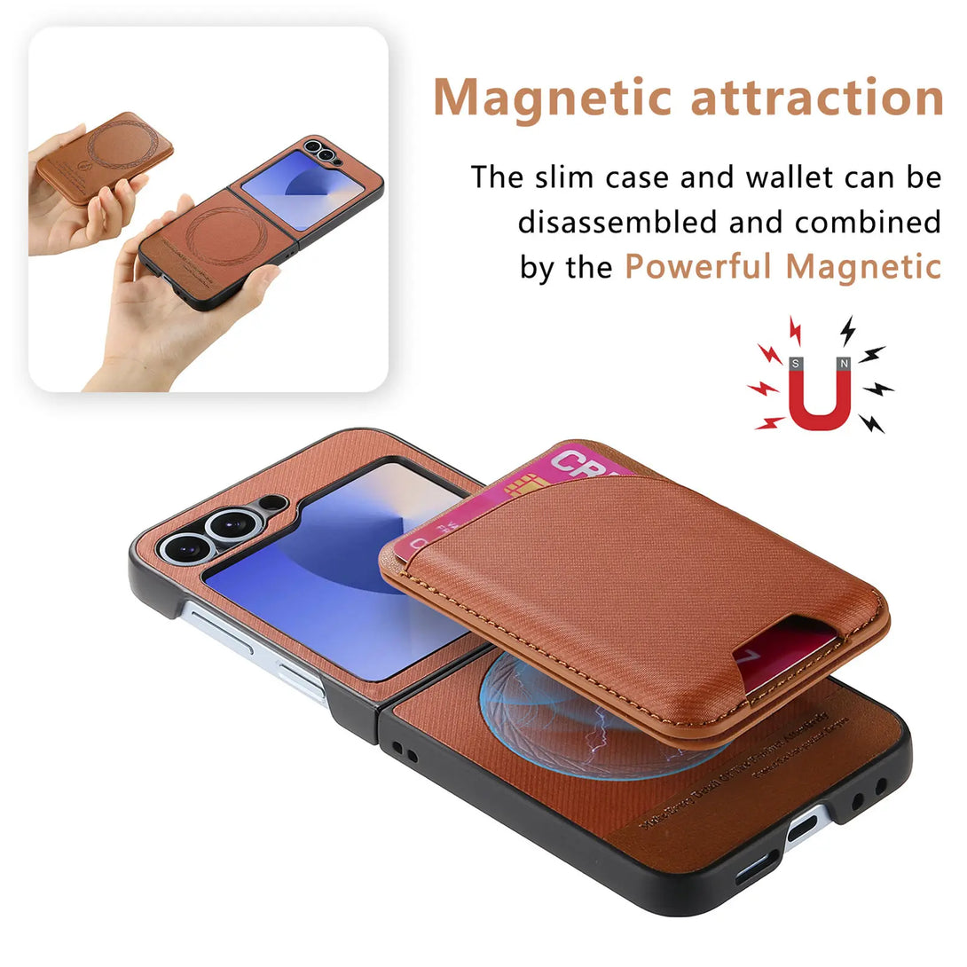 Samsung Z Flip Detachable Wallet Case - Styleeo