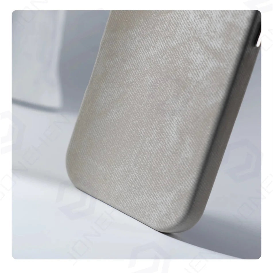 MagSafe iPhone Shockproof Flannel Fiber Case