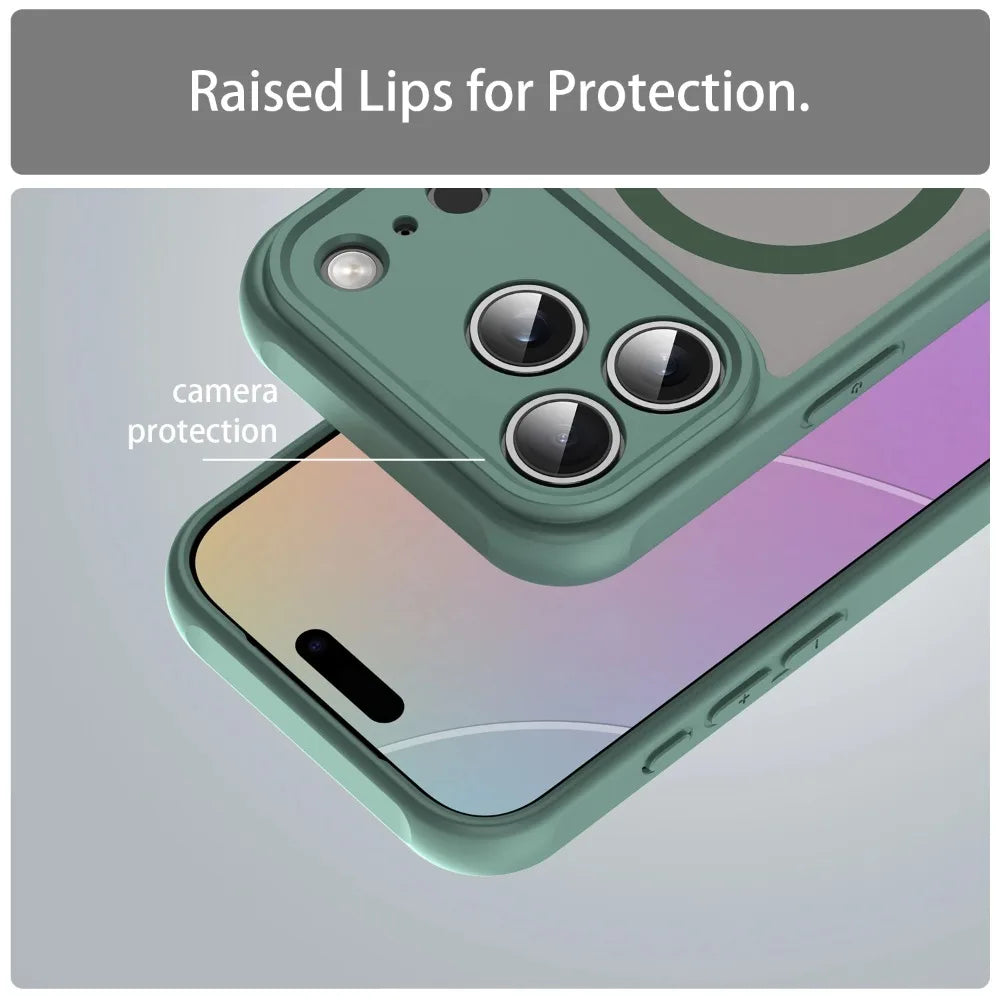iPhone 17 Shockproof Matte Translucent Case - Styleeo