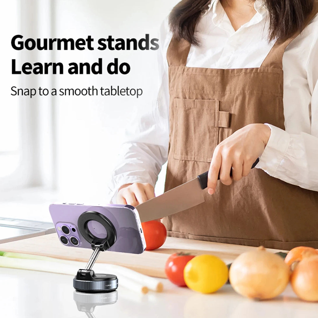 360° MagSafe Car Phone Mount With Vacuum Suction Cup - Styleeo
