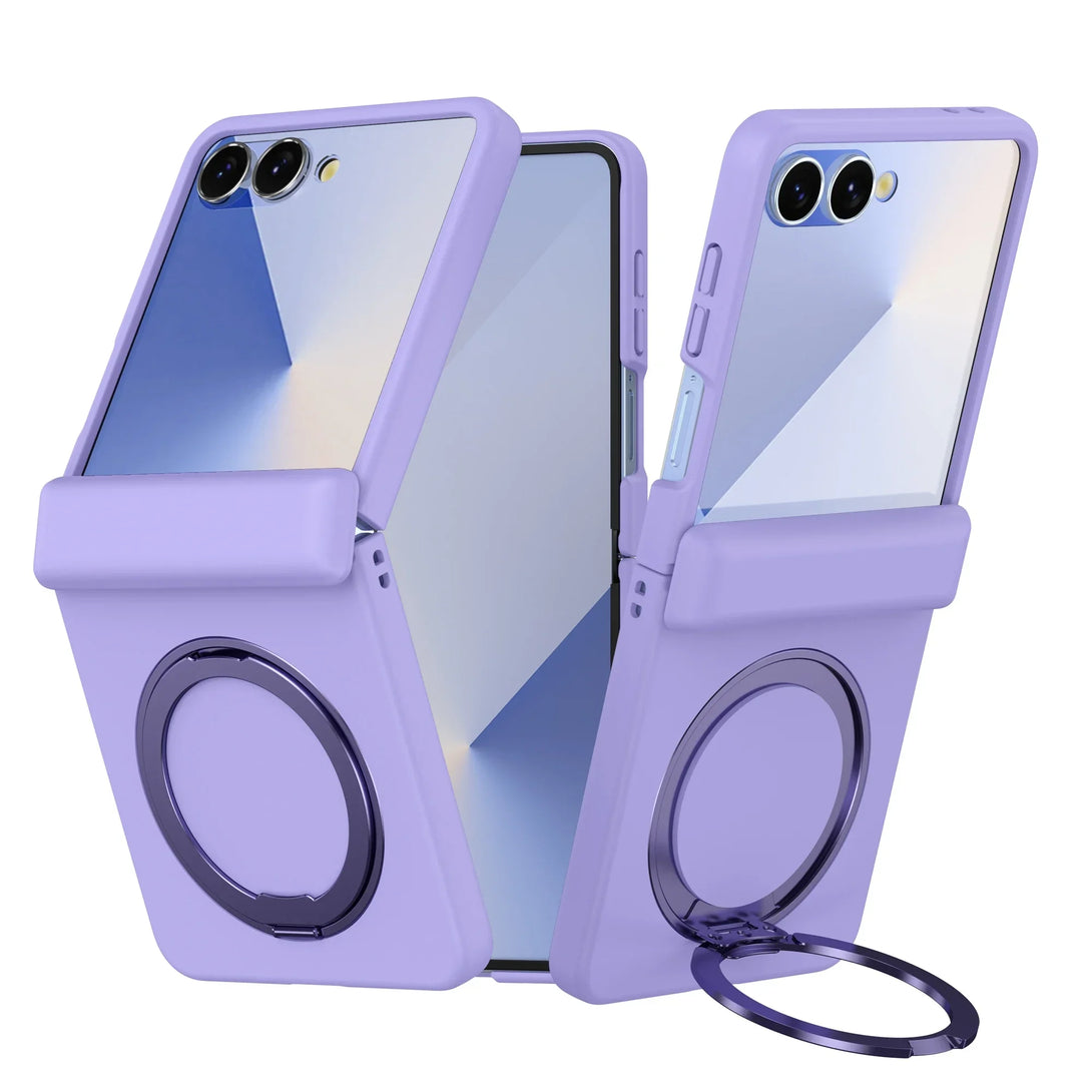 Samsung Galaxy Z Flip Ringholder Wireless Charging Case - Styleeo