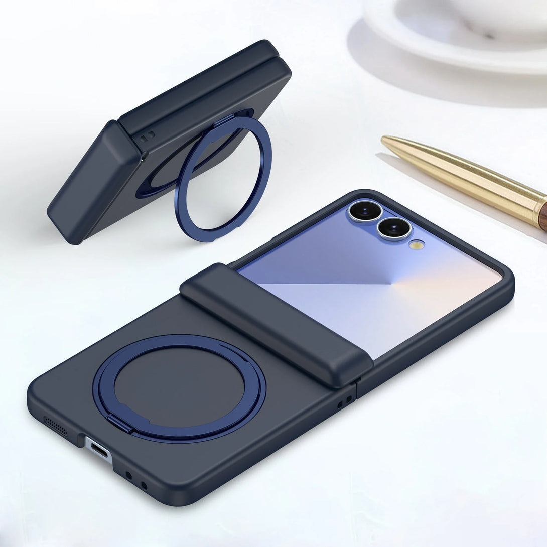 Samsung Galaxy Z Flip Ringholder Wireless Charging Case - Styleeo