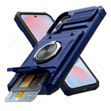 Shockproof Samsung Cardholder Case With Magnetic Ring Holder