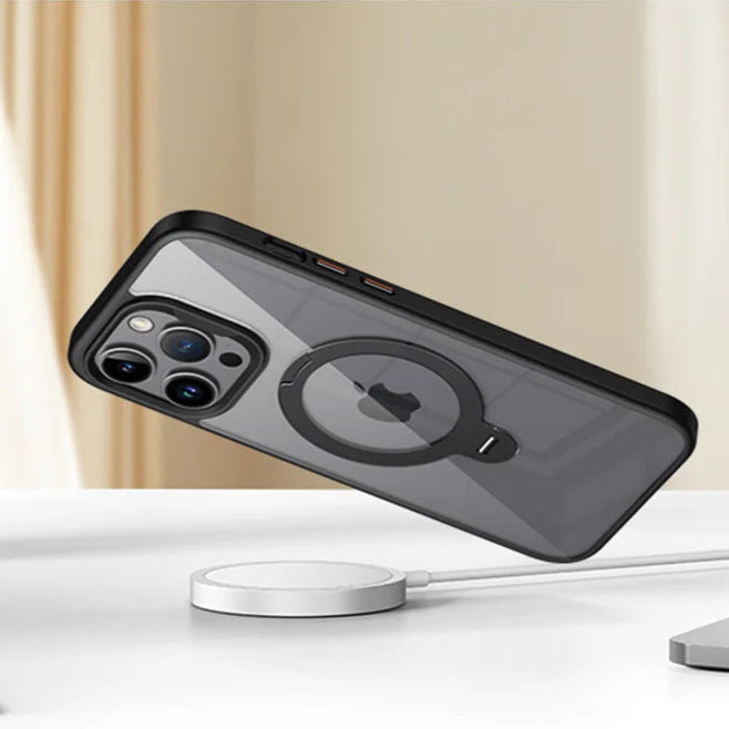 Shockproof iPhone Ring Holder Clear Case - Styleeo