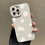 Daisy Graphic Printed iPhone Shockproof Protective Case