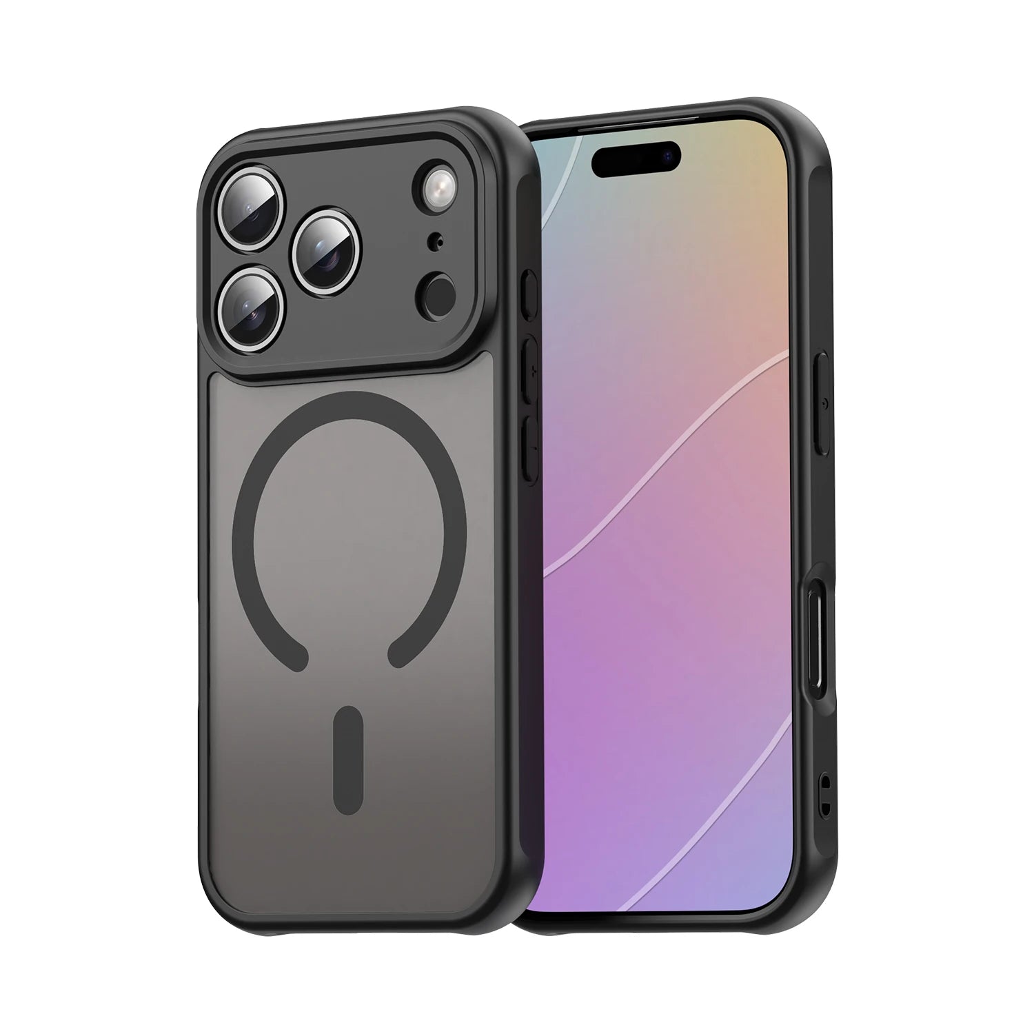 Shockproof iPhone 17 Matte Translucent Case