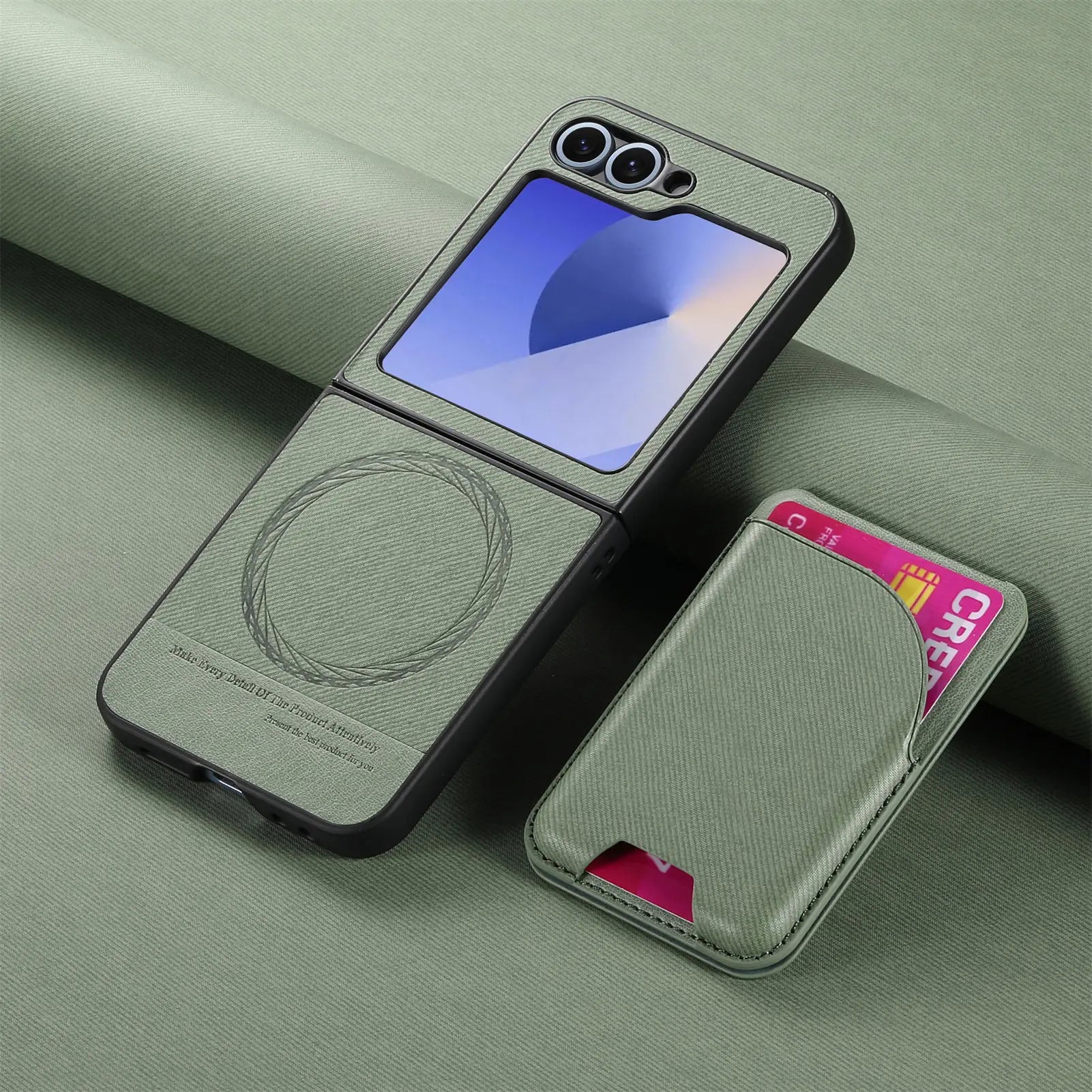 Detachable Leather Samsung Galaxy Z Flip 7/FE/6/5 Wallet Case