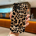 Leopard Print Pattern iPhone Shockproof Soft Silicone Case