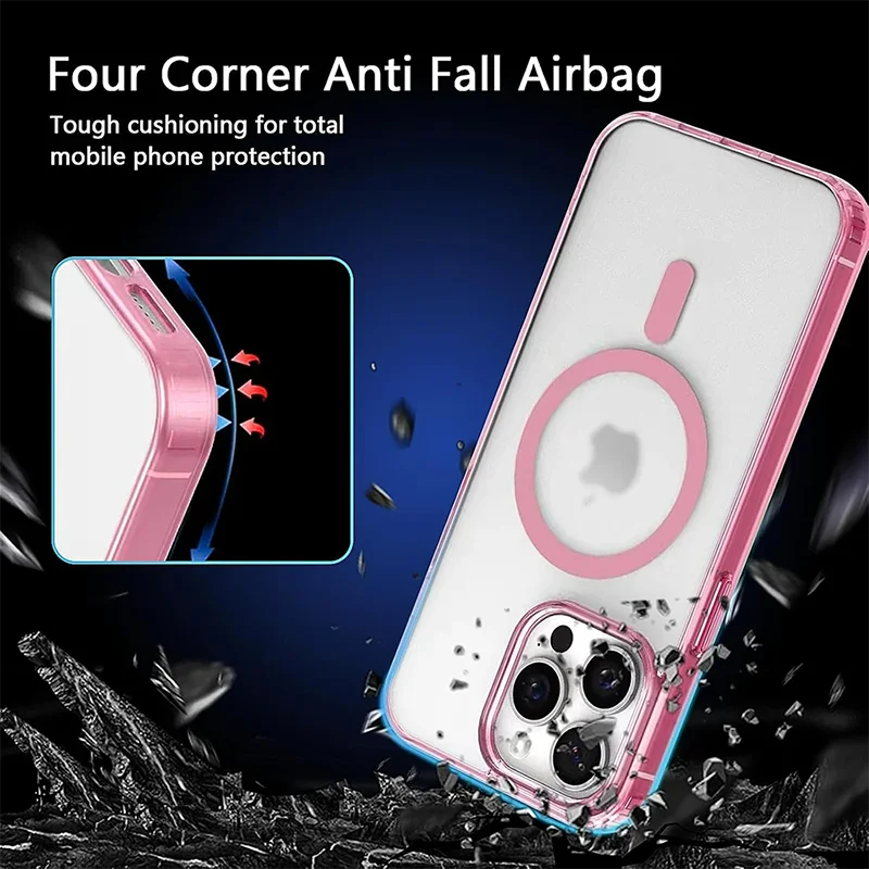 MagSafe iPhone Matte Clear Case - Styleeo
