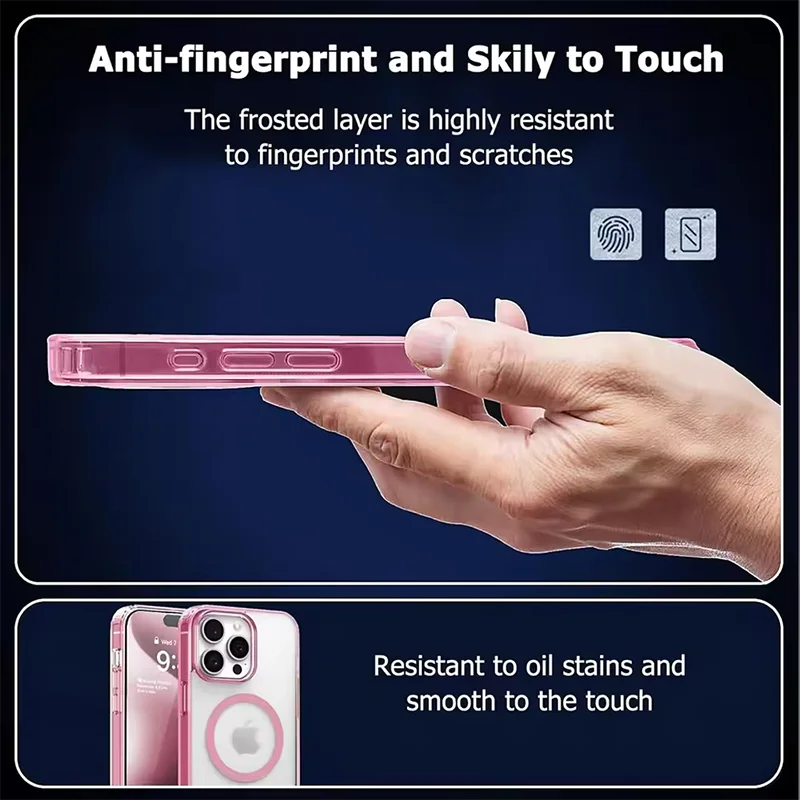 MagSafe iPhone Matte Clear Case - Styleeo