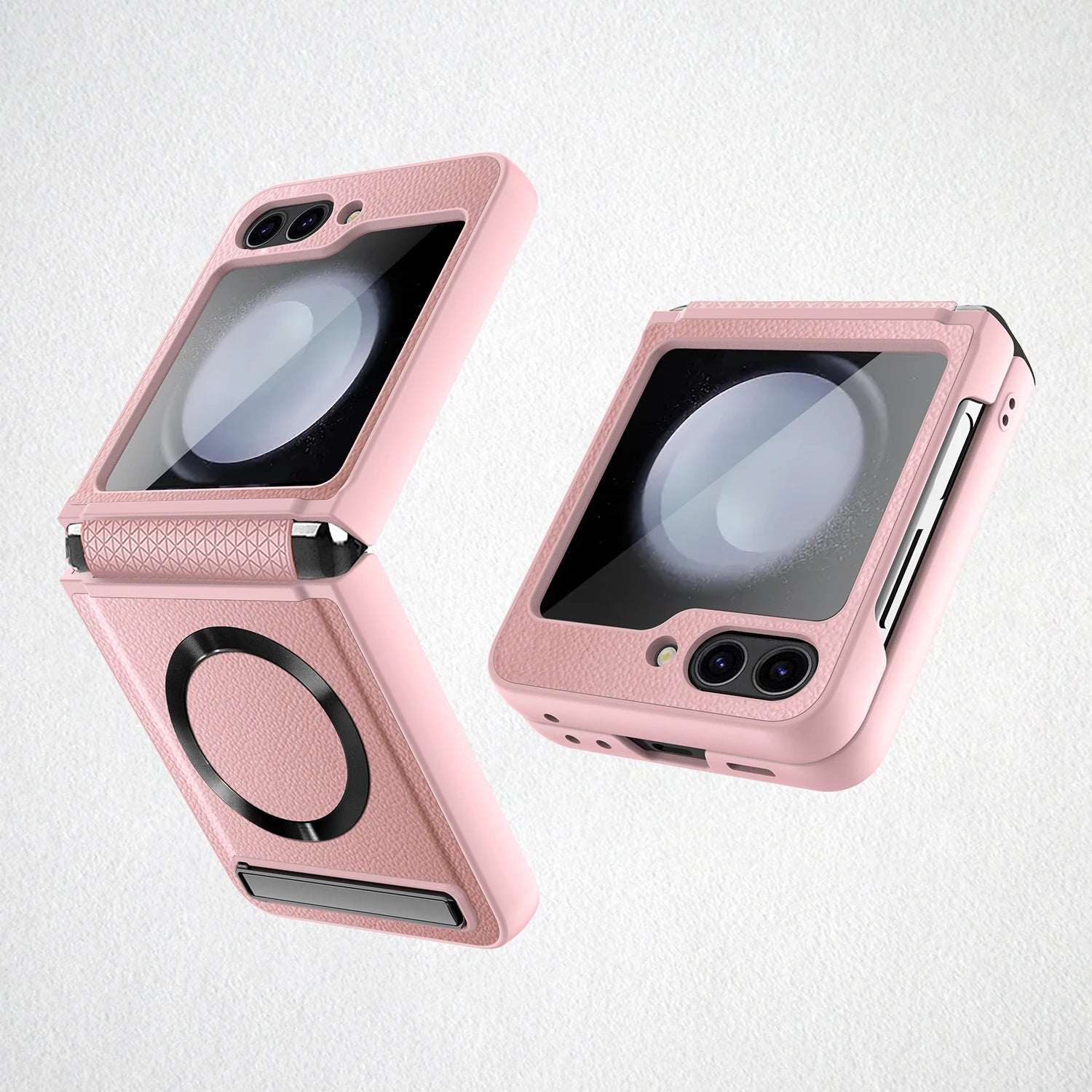 Magnetic PU Leather Samsung Galaxy Z Flip Wireless Charging Case