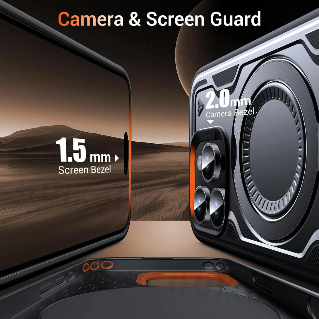 iPhone MagSafe Shockproof Ring Holder Case - Styleeo