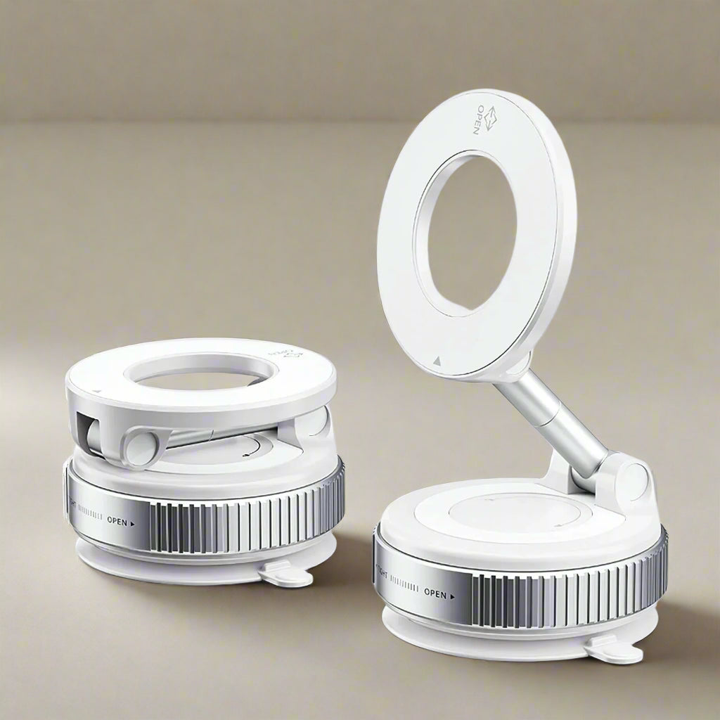 360° MagSafe Car Phone Mount With Vacuum Suction Cup - Styleeo