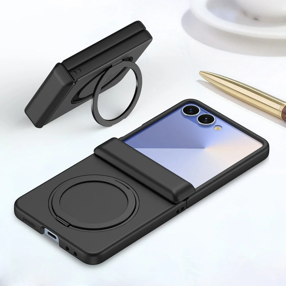 Samsung Galaxy Z Flip Ringholder Wireless Charging Case - Styleeo