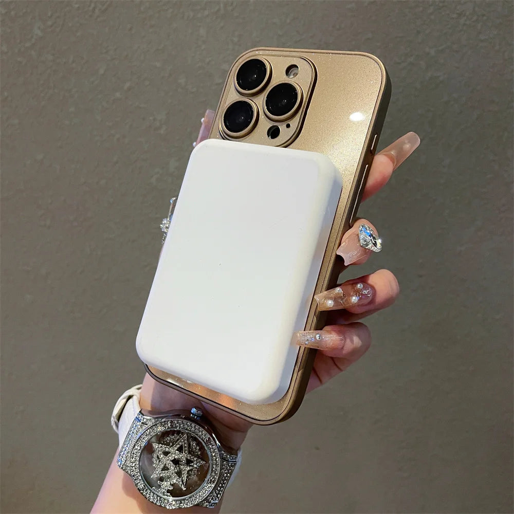 Magsafe iPhone Case | Luxry Glitter Aurora Glossy Cover - Styleeo