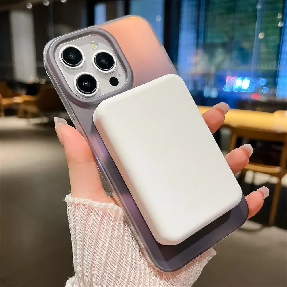 MagSafe iPhone Case | Gradient Matte Shockproof Cover - Styleeo
