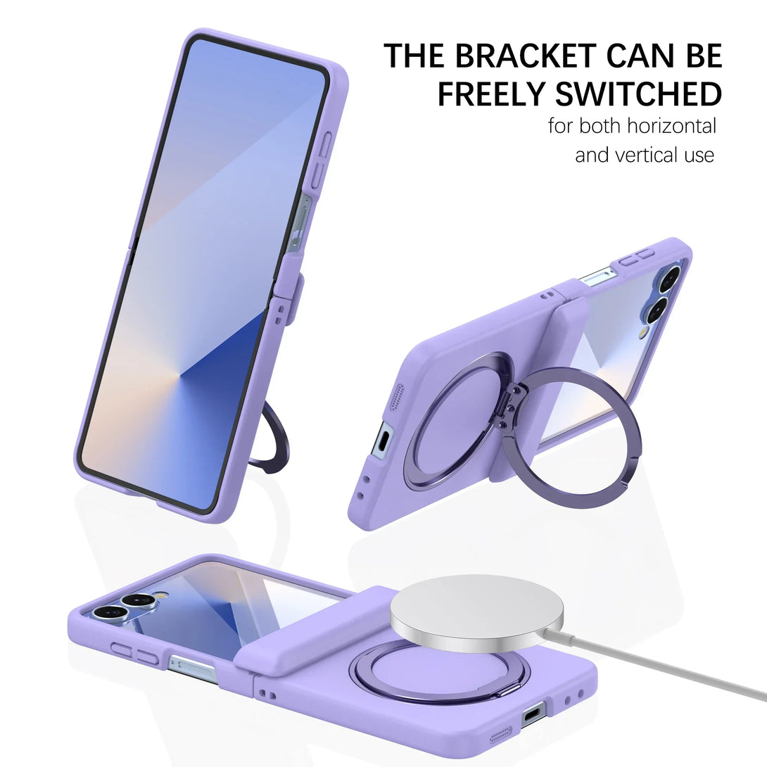 Samsung Galaxy Z Flip Ringholder Wireless Charging Case - Styleeo