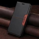 RFID Flip Leather Samsung S25/S24/S23 Magnetic Wallet Case