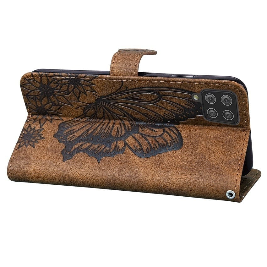 Butterfly Leather Flip Wallet Case For Samsung Galaxy A Series Styleeo