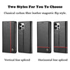 iPhone Carbon Fiber Flip Leather Wallet Case Styleeo
