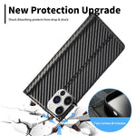 Carbon Fiber Leather Flip Cover iPhone Wallet Case iPhone Carbon Fiber Flip Wallet Case Styleeo