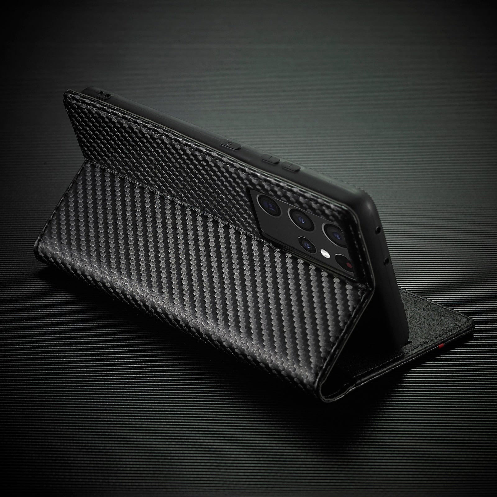 Carbon Fiber Flip Wallet Case for Samsung S23/Plus/Ultra Carbon Fiber Case for Samsung S23 Styleeo
