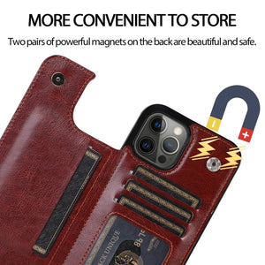 Cardholder Leather Case For iPhone 11/X/7/8/6/SE Cardholder Case For iPhone 11/X/7/8/6/SE Styleeo