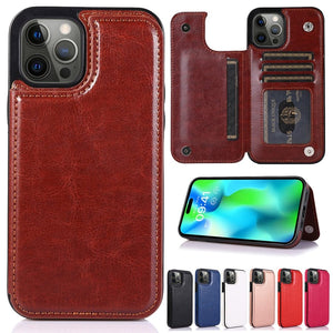 Cardholder Leather Case For iPhone 11/X/7/8/6/SE Cardholder Case For iPhone 11/X/7/8/6/SE Styleeo