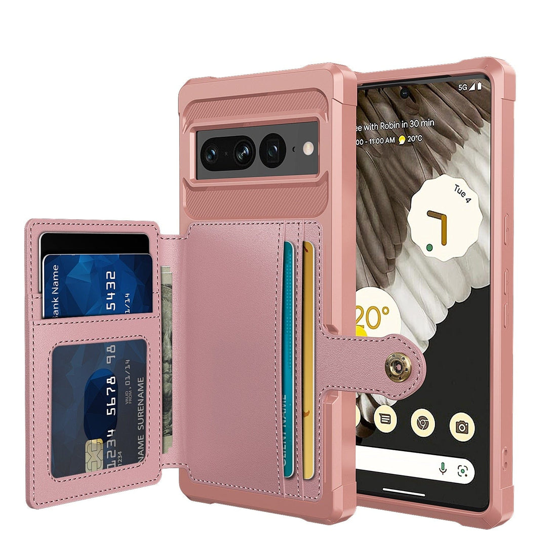 Shockproof Leather Flip Cardholder Case For Google Pixel 7/7Pro/7A Cardholder Case For Google Pixel 7/7Pro/7A Styleeo