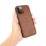 2 In 1 Detachable Magnetic Leather Wallet Case For iPhone 14/13/12 Series Styleeo