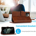 2 In 1 Detachable Magnetic Leather Wallet Case For iPhone 14/13/12 Series Styleeo