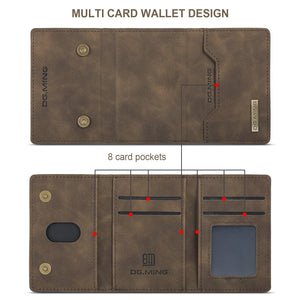 2 In 1 Detachable Magnetic Leather Wallet Case for iPhone 14/13/12 Styleeo