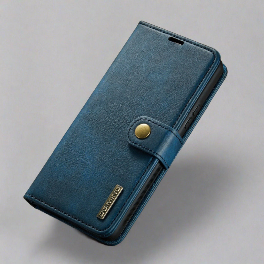Detachable Leather Wallet Case for Samsung Galaxy S23/S22 Blue / For Galaxy S22 Styleeo