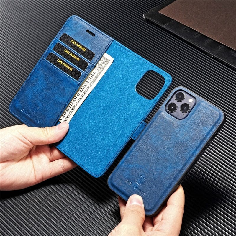 Detachable Magnetic Leather Wallet Case for iPhone 13/Pro/Max Detachable Magnetic Leather Wallet Case for iPhone 13 Styleeo