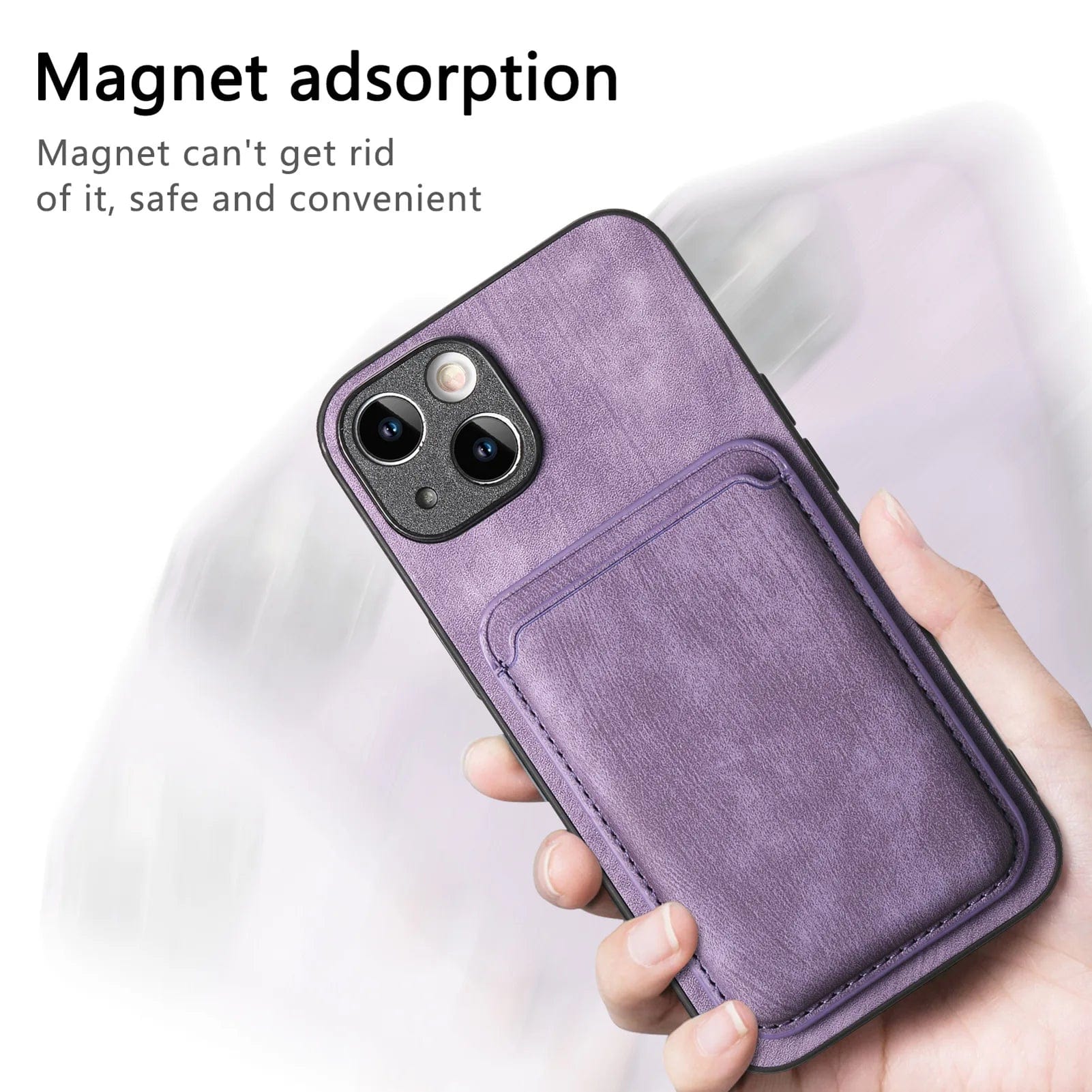 Detachable Magsafe iPhone Case | Magnetic Leather Cardholder