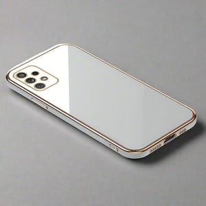 Electroplated Case For Samsung Galaxy S22 Ultra / White Electroplated Case For Samsung Galaxy S22/S21/S20/Ultra/Plus/FE Styleeo