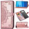 Embossed Leather Wallet Case For Samsung Galaxy Embossed Samsung Wallet Case For S6, S7, S8, S9 Styleeo