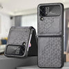 Shockproof Embossed Leather Case For Samsung Galaxy Z Flip 4 Styleeo